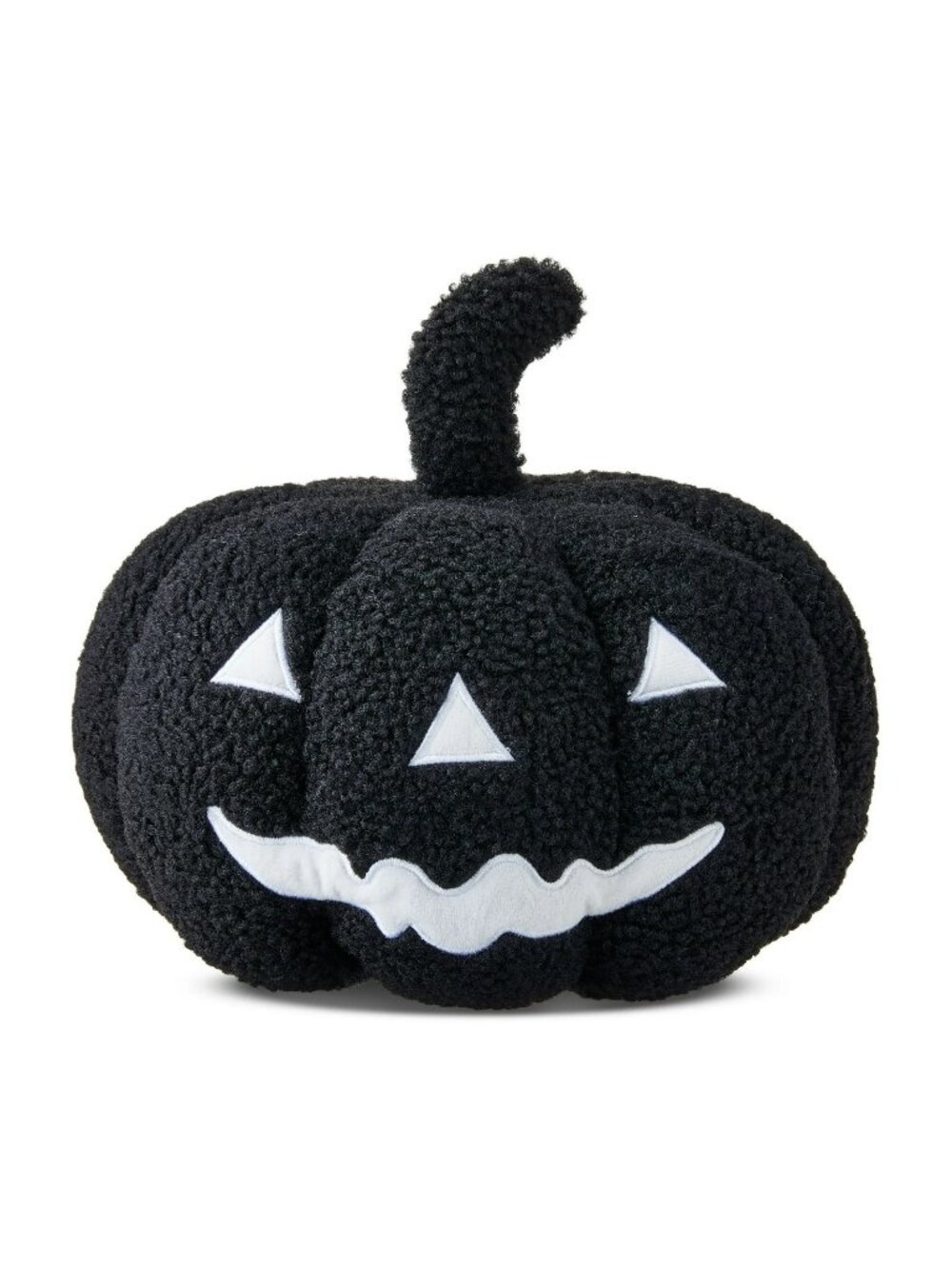 Way To Celebrate Halloween Jack-O'-Lantern Pumpkin 9" Throw Pillow Black